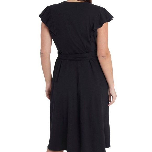CeCe Black Midi Dress Size XL - Picture 3 of 3